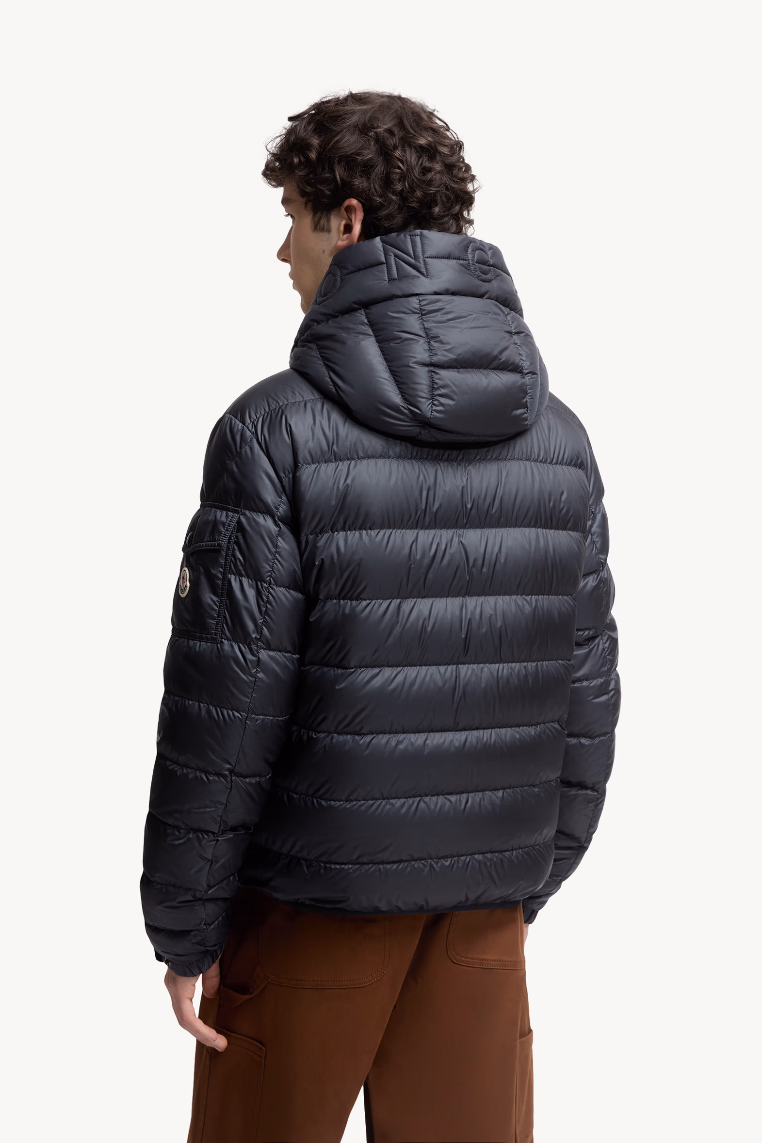 Najan Hooded Short Down Jacket Men Blue Moncler 5